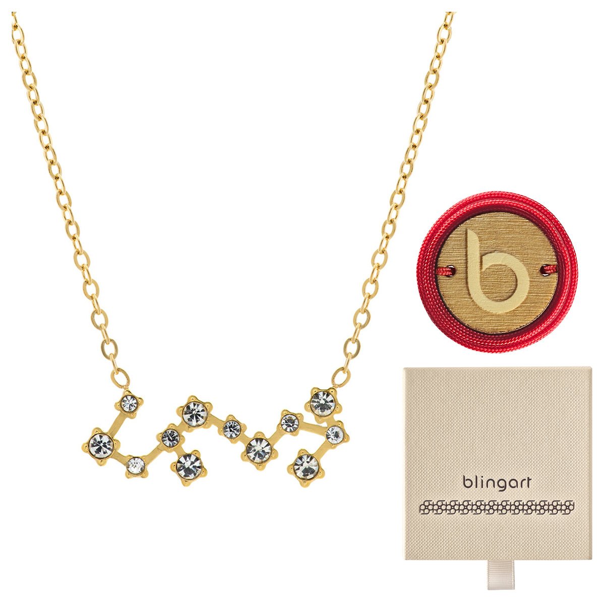 Naszyjnik łańcuszek celebrytka KONSTELACJA SKORPIO