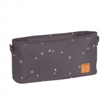 Lassig Organizer do wózka dziecięcego Buggy Organizer torba do wózka dziecięcego wraz z mocowaniem do wózka dziecięcego/Casual Buggy Organizer Universe antracyt - Torby i organizery dla mam - miniaturka - grafika 1