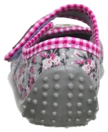 Kapcie damskie - Pferdefreunde Kapcie dziewczęce Melissa, szary - Grau Graubunt 91-30 EU - miniaturka - grafika 1