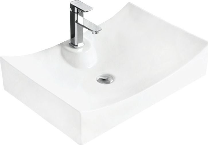 Umywalka Mexen Mexen Gaja umywalka nablatowa 66 x 45 cm biała - 21726600