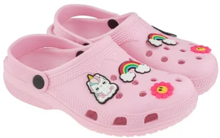Clogi dziecięce różowe rozmiar 28/29 - Buty dla dziewczynek - miniaturka - grafika 1