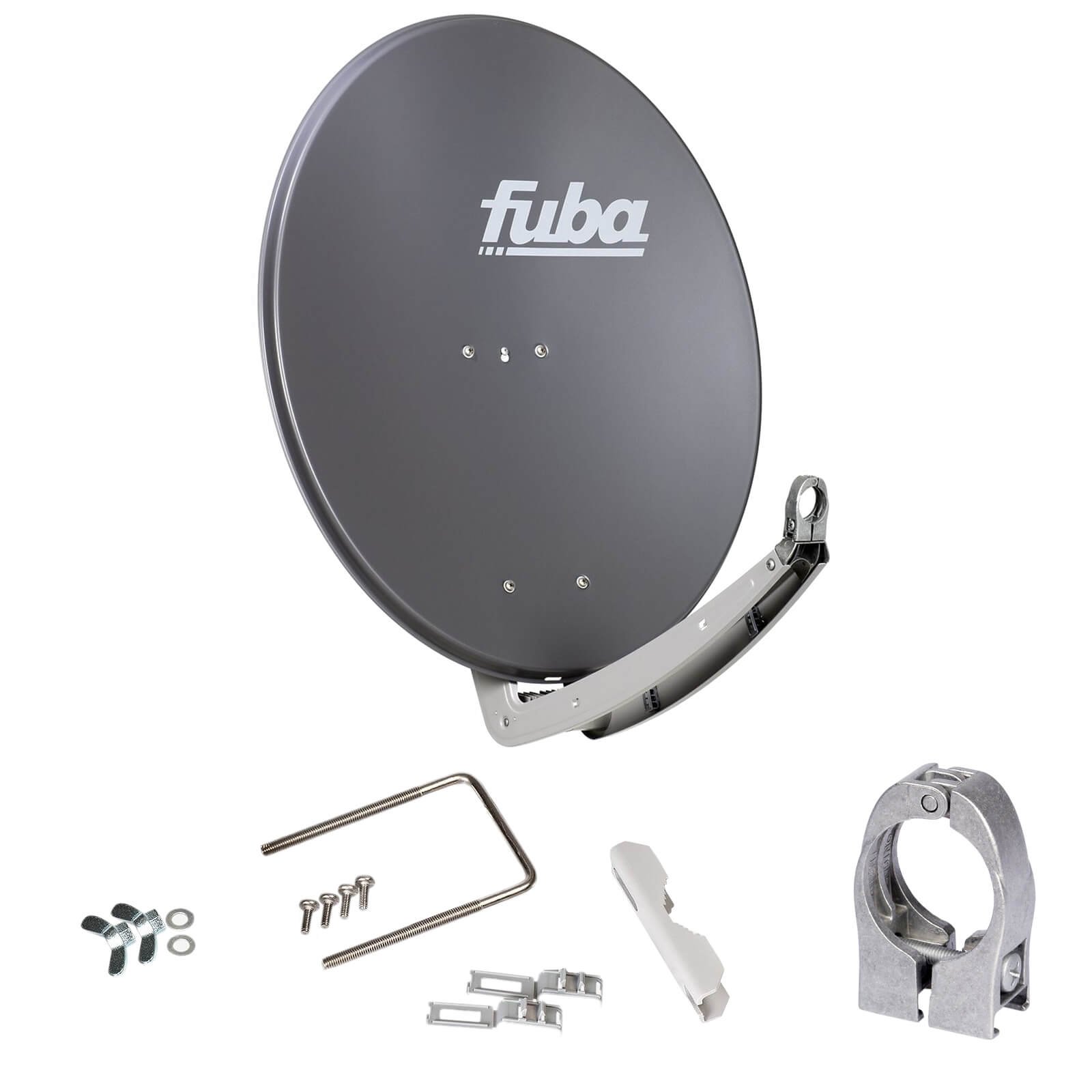 Fuba DAA 650 A satelity aluminiowa antena paraboliczna (36,70 DB, duże 65 cm) 8024427009684