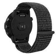 Akcesoria do smartwatchy - opaska pasek bransoleta NYLON Suunto 7 / 9 / Baro 24mm czarna - miniaturka - grafika 1