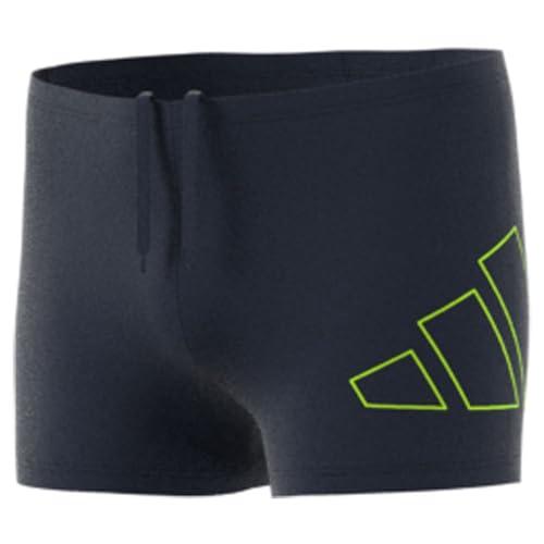adidas Boy's Performance Big Bars Bokserki kąpielowe kąpielowe, Atrament legendy, 3-4 lat