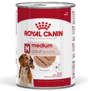Royal Canin Medium Adult Mousse - 24 x 410 g - Mokra karma dla psów Royal Canin Medium Adult Mousse - 24 x 410 g - Mokra karma dla psów - miniaturka - grafika 1