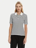 Koszulki sportowe damskie - Tommy Hilfiger Polo 1985 WW0WW43224 Granatowy Regular Fit - miniaturka - grafika 1