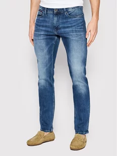 TOMMY HILFIGER Jeansy Scanton DM0DM09564 Niebieski Slim Fit - Spodnie męskie - miniaturka - grafika 1
