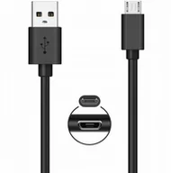 Kable USB - Farrot Kabel do ładowarki micro USB typ B 30 cm krótki - miniaturka - grafika 1