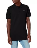 Koszulki męskie - Kappa Peleot koszulka polo, czarny, M 303173 - miniaturka - grafika 1
