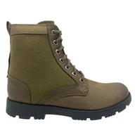 Buty dla dziewczynek - Buty dziecięce trzewiki CLARKS Heath Chard K rozmiar 34 oliwkowe skórzane - miniaturka - grafika 1