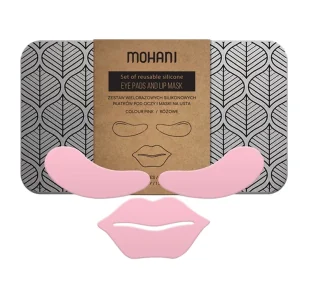 Mohani wielorazowe silikonowe płatki pod oczy + maska na usta - Pozostałe akcesoria kosmetyczne Mohani wielorazowe silikonowe płatki pod oczy + maska na usta - Pozostałe akcesoria kosmetyczne - miniaturka - grafika 1