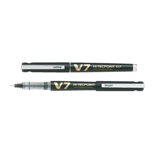 Cienkopis czarny PILOT V7 CARTRIDGE SYSTEM z wkładami jak do pióra - Cienkopisy - miniaturka - grafika 1