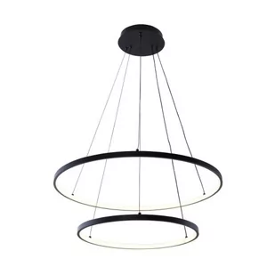 Breno D60 lampa wisząca 2xLED/50W czarna 18140BK-2 - Lampy sufitowe - miniaturka - grafika 1