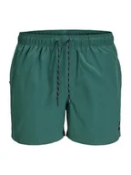 Kąpielówki męskie - Jack&Jones Szorty kąpielowe 28450 Zielony Comfort Fit - miniaturka - grafika 1