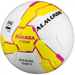 Mikasa FT553B-YP FIFA Quality Ball FT553B, unisex, piłki do piłki nożnej, Białe - Piłka nożna - miniaturka - grafika 1