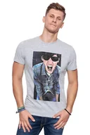 Koszule męskie - Lee, T-shirt męski, Photo Tee Grey Mele L65Uai37, rozmiar M - miniaturka - grafika 1