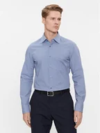Koszule męskie - Boss Koszula H-Hank-Kent-C1-214 50478620 Niebieski Slim Fit - miniaturka - grafika 1
