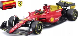 F1 FERRARI F1-75 MONZA Leclerc KASK BBurago 1:43 - Samochody i pojazdy dla dzieci - miniaturka - grafika 1