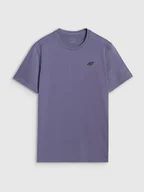 Koszulki sportowe męskie - 4F Koszulka sportowa w kolorze szarym - miniaturka - grafika 1