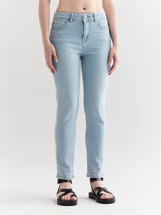 Americanos Jeansy Boston Niebieski Slim Leg - Spodnie damskie - miniaturka - grafika 1