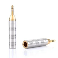 Złącza, przejściówki, adaptery - Furutech ADL ADL F35(G) Pozłacany adapter stereo 6,3 mm na 3,5 mm - miniaturka - grafika 1