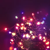 Oświetlenie świąteczne - Lampki choinkowe 200 LED 20m RGB ze sterownikiem - miniaturka - grafika 1