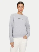 Bluzy damskie - Guess Jeans Bluza W4YQ10 KC811 Szary Regular Fit - miniaturka - grafika 1