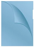 Koszulki na dokumenty - Q-Connect Obwoluta typu L, PP, A4, groszkowa, niebieska KF00307 - miniaturka - grafika 1