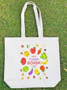 Zdrowa żywność - Torba bawełniana "Torba Borba" duża z długimi uszami - miniaturka - grafika 1