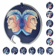 Korkociągi i otwieracze - Otwieracz Stalowy Do Butelek Zodiak Bliźnięta - miniaturka - grafika 1
