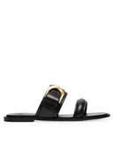 Klapki i japonki damskie - Gino Rossi Klapki ELZA-112686 Czarny - miniaturka - grafika 1