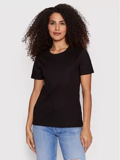 Koszulki i topy damskie - Calvin Klein T-Shirt Liquid Touch K20K204353 Czarny Regular Fit - grafika 1