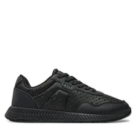 Sneakersy męskie - Sneakersy Boss Titanium 50537870 10251947 01 Czarny - miniaturka - grafika 1