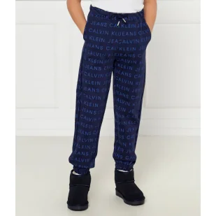 CALVIN KLEIN JEANS Spodnie jogger Regular Fit - Spodnie i spodenki dla chłopców - miniaturka - grafika 1
