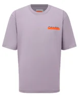Koszulki męskie - T-shirt koszulka Calvin Klein Logo K10K109204 PDD L - miniaturka - grafika 1
