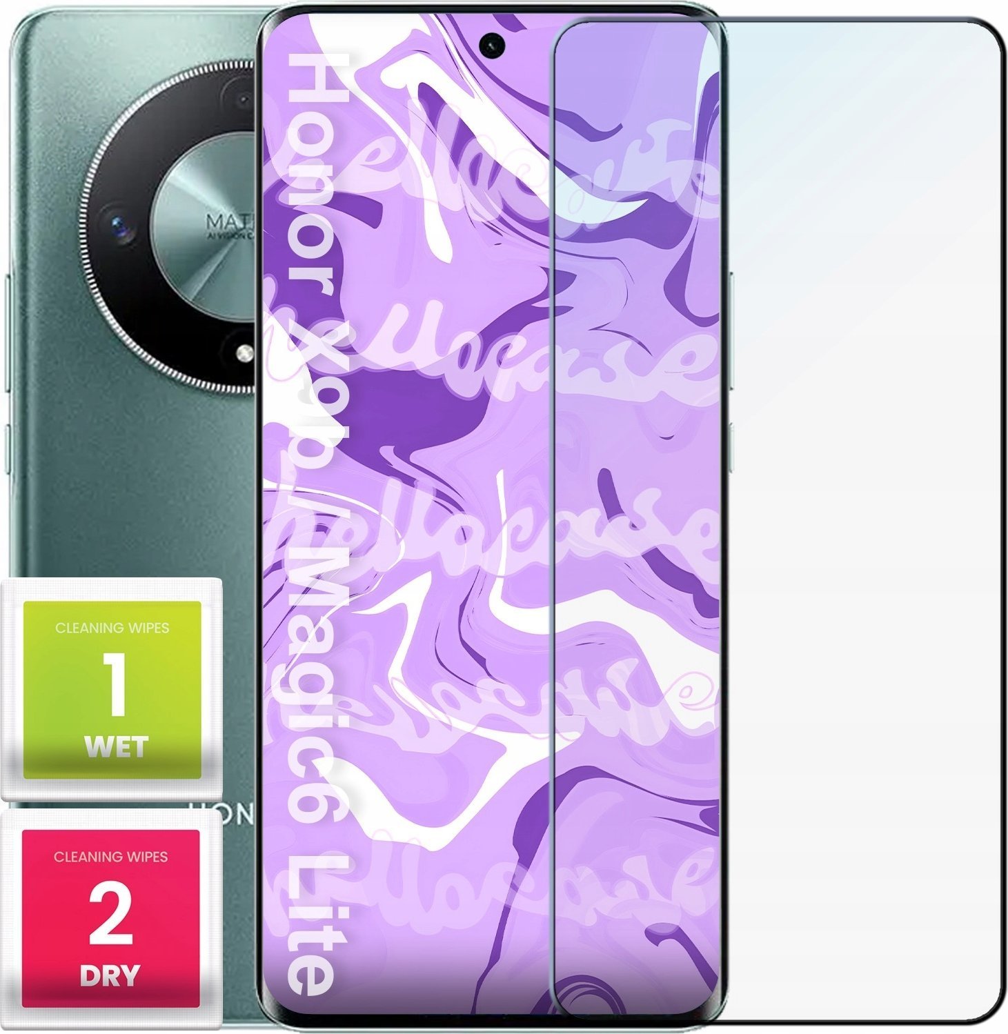 Hello Case Szkło Hartowane do Honor X9b / Magic6 Lite szybka 9H, płaskie 2.5D