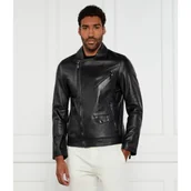Kurtki męskie - Karl Lagerfeld Skórzana kurtka | Regular Fit - miniaturka - grafika 1