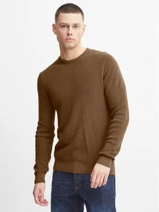 Blend Sweter 20714336 Brązowy Regular Fit - Swetry męskie - miniaturka - grafika 1