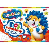 Szkolne artykuły papiernicze - Blok rysunkowy A4 Bambino - miniaturka - grafika 1