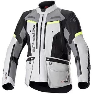 Alpinestars Bogota' Pro Drystar męska kurtka motocyklowa (szara/czarny/żółty) - Odzież motocyklowa - miniaturka - grafika 1