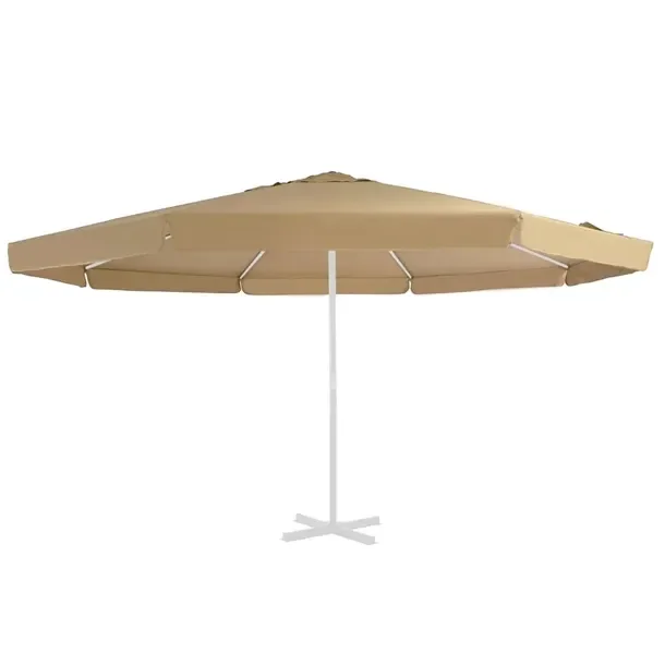 Czasza zamienna do parasola ogrodowego, 515 cm, taupe, 180 g/m², poliester