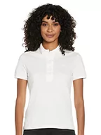 Koszulki i topy damskie - Lacoste Damska koszulka polo Slim Fit, biały, 46 - miniaturka - grafika 1