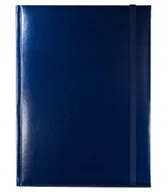 Notesy i bloczki - Notes książkowy A4 Sydne NIEBIESKI gumka zamykająca granatowa, notatnik - miniaturka - grafika 1