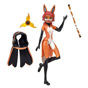 Lalki dla dziewczynek - Playmates Toys - Miraculous Biedronka i Czarny Kot Figurka Ruda Kitka Rena Rouge + Akcesoria - miniaturka - grafika 1