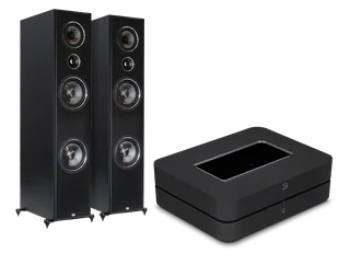 Bluesound Powernode (czarny) + Imagine T54 (czarny) - Zestawy stereo - miniaturka - grafika 1