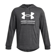 Bluzy sportowe męskie - Bluza męska Under Armour Rival Terry Graphic Hood - miniaturka - grafika 1