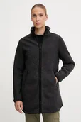 Bluzy damskie - Jack Wolfskin bluza polarowa HIGH CURL kolor czarny gładka A65074 - miniaturka - grafika 1