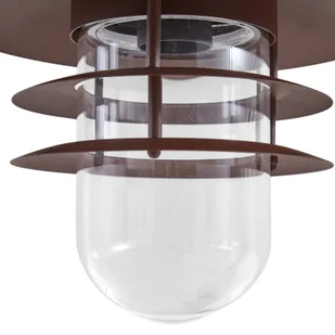 Kinkiet zewnętrzny Lindby Meliora, rdzawy brąz, IP44 - Lampy ogrodowe - miniaturka - grafika 1