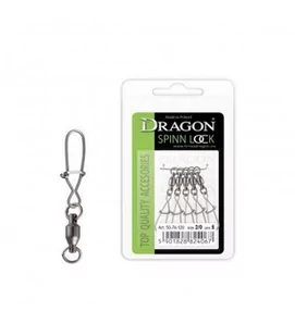 Agrafki Dragon Spin Lock z krętlikiem łożyskowym 2/0 - Inne akcesoria dla wędkarzy - miniaturka - grafika 1