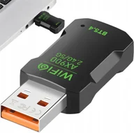 Karty sieciowe - KARTA SIECIOWA ADAPTER BLUETOOTH 5.4 WiFi 6 BT USB 900 MBPS WPA3 ODBIORNIK - miniaturka - grafika 1